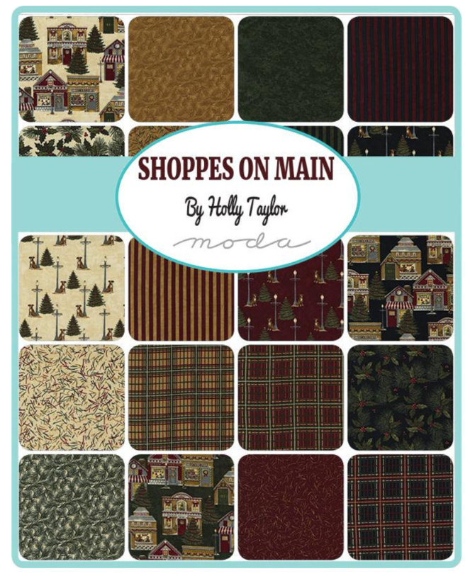 Shoppes on Main Jelly Roll 40 Pieces Holly Taylor for Moda Fabrics 6920JR