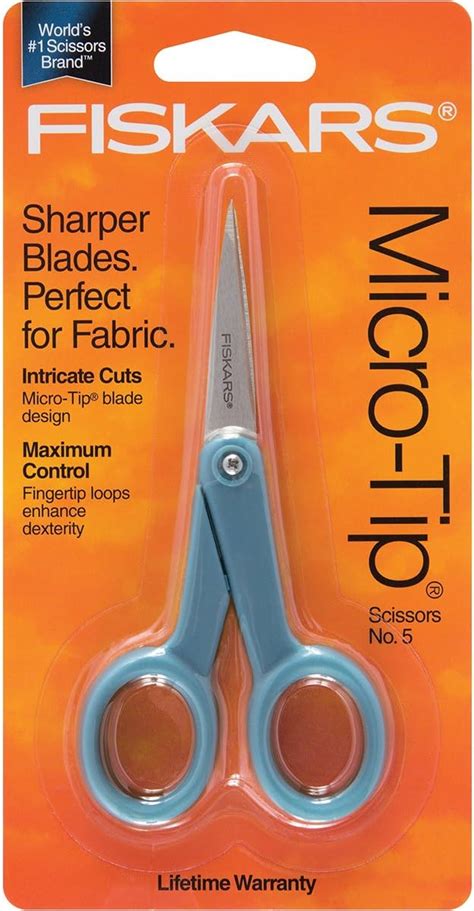 Fiskars Micro Tip Fashion Scissors, 5"