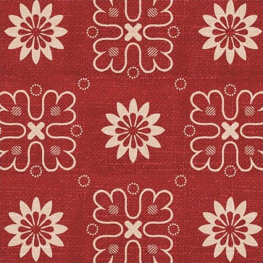 Anna Griffin fleur rouge cf7009-1