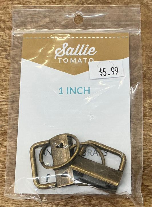 Sallie Tomato 1 Inch Antique Brass