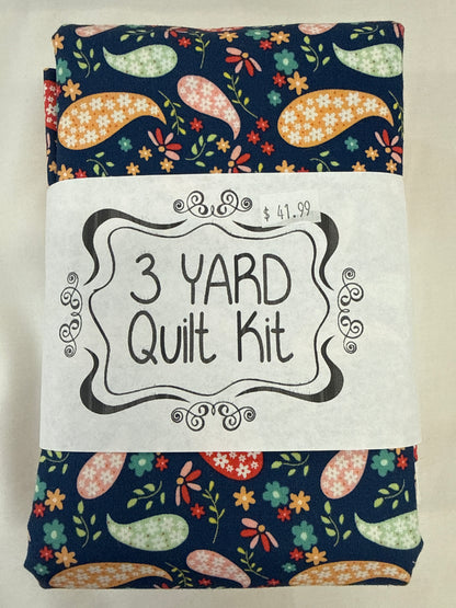 3 yard quilt kit raspberry summer by Sherri and Chelsi