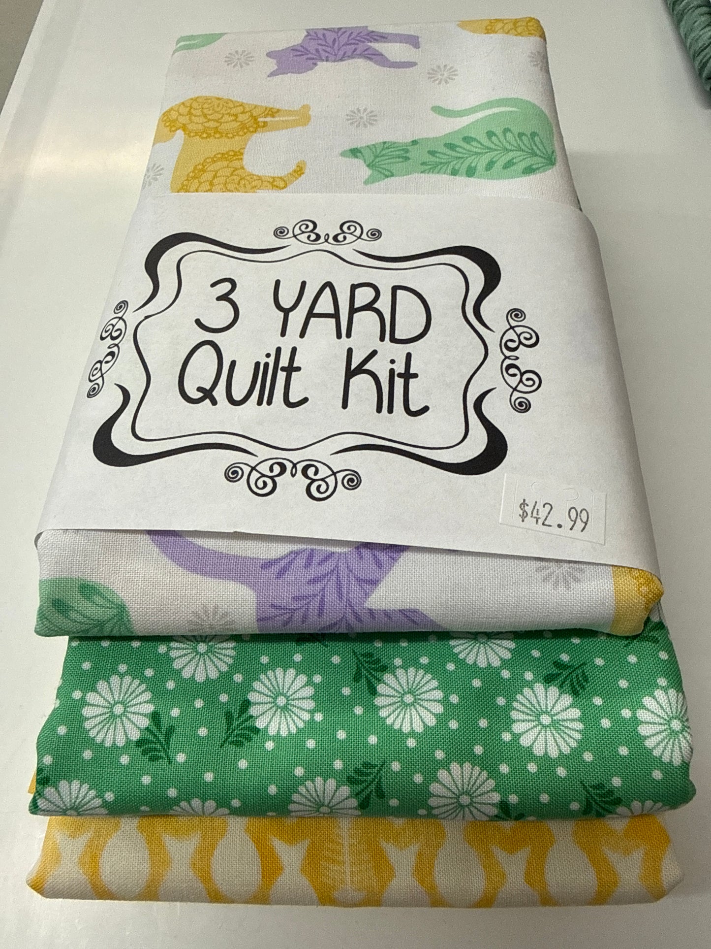 3 yard Quilt Kit Cats