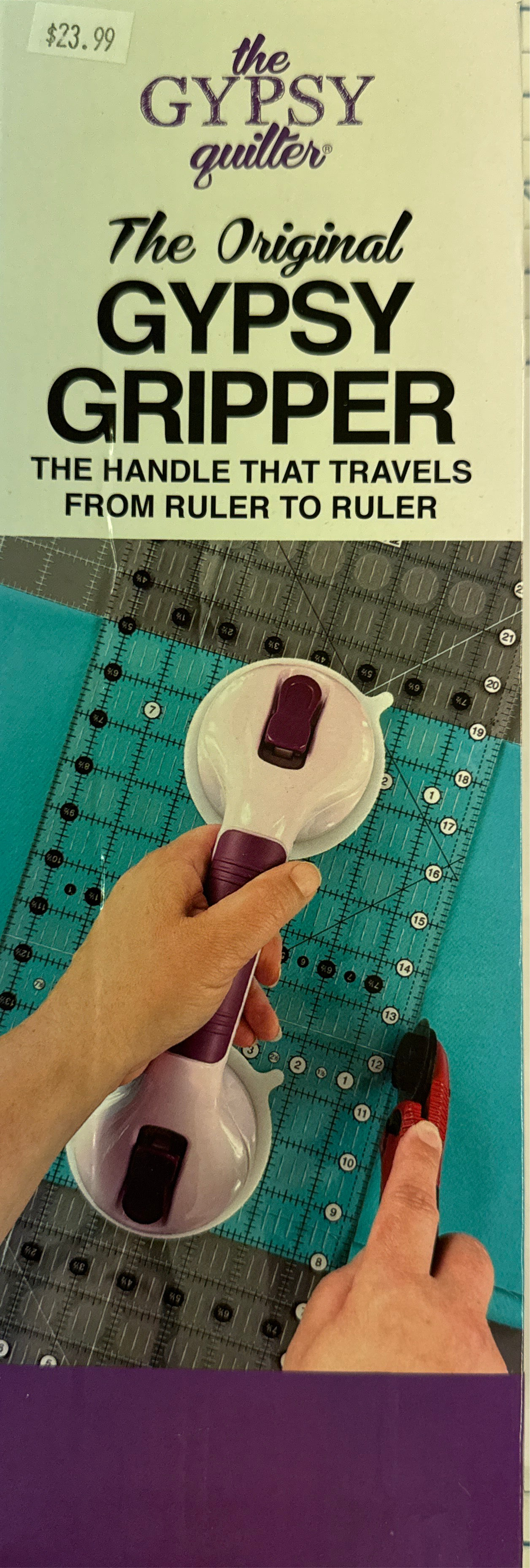 The ORIGINAL Gypsy Quilter Ruler Gripper