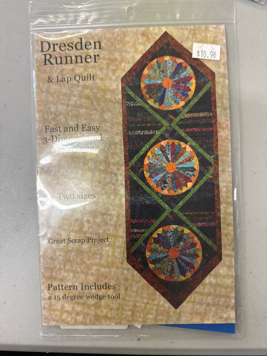Dresden Runner and Lap Quilt pattern