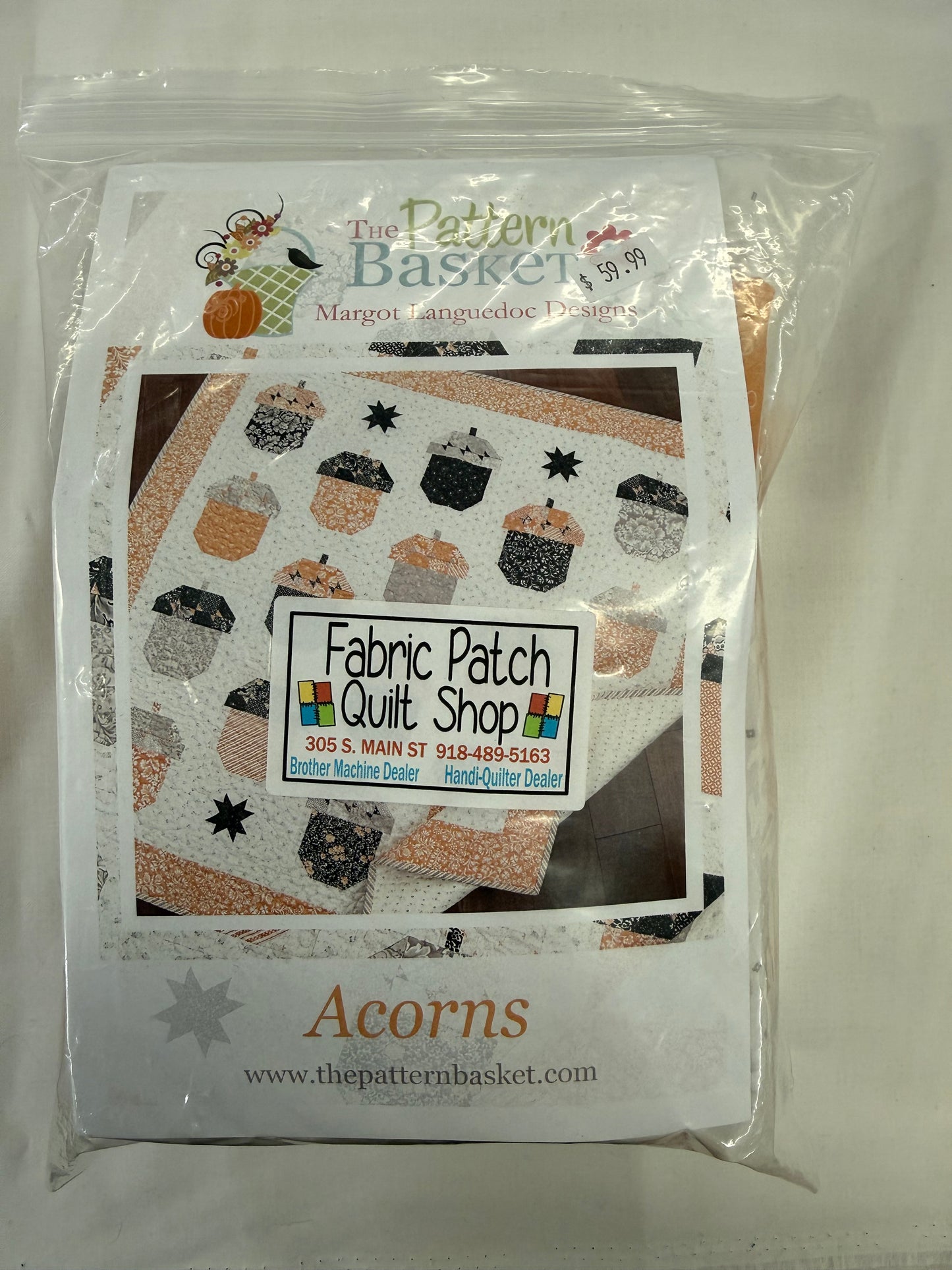 Acorns quilt kit by the pattern basket