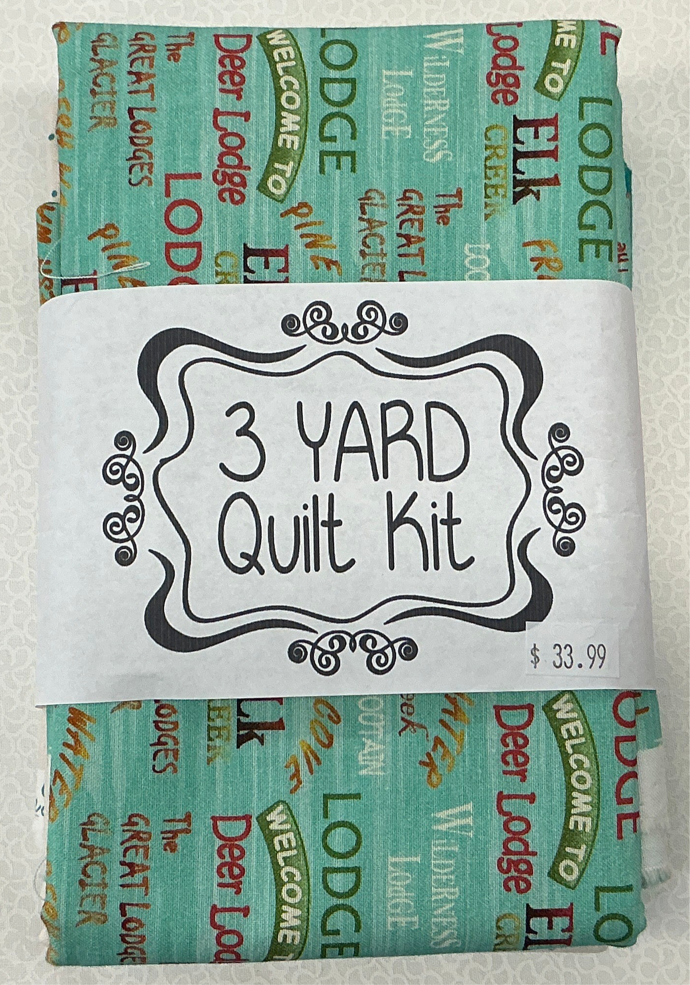 3 yard quilt kit Deer Lodge