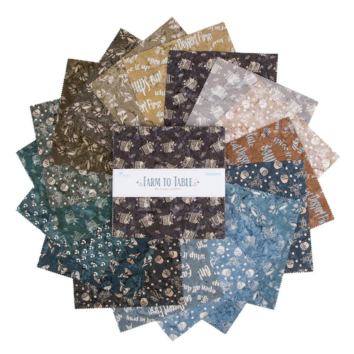Expressions Batiks Farm to Table 10" Stacker