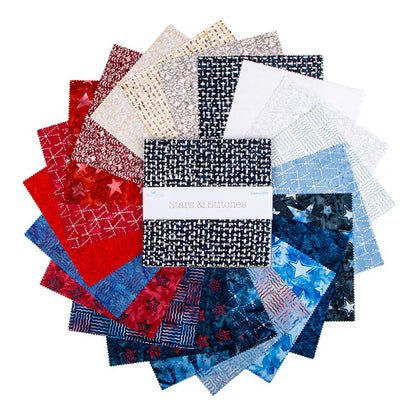 Expressions Batiks Stars & Stitches 10" Stacker