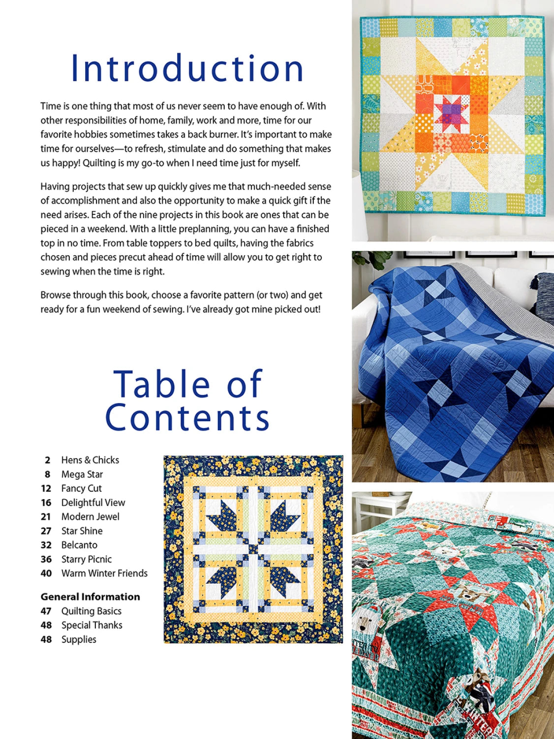 Quilts to Make In A Weekend