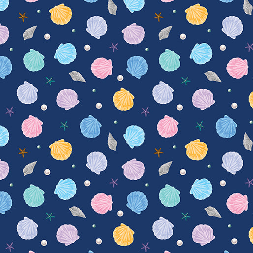 Swim with Me    Little Shells White Multi