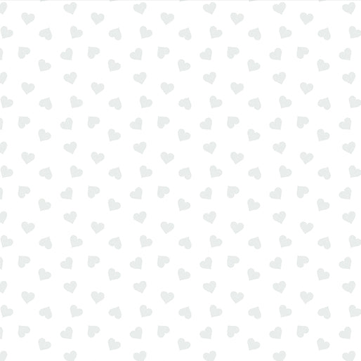 Happy Hearts White
