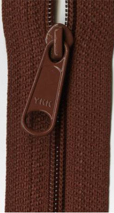 Designer Accents Ziplon Closed Bottom Zipper 22in Dark Rust