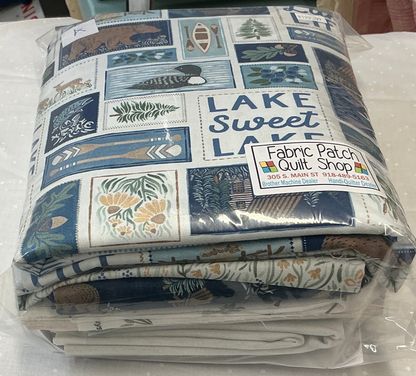 Lake Side Days Quilt Kit 68’ x 89”