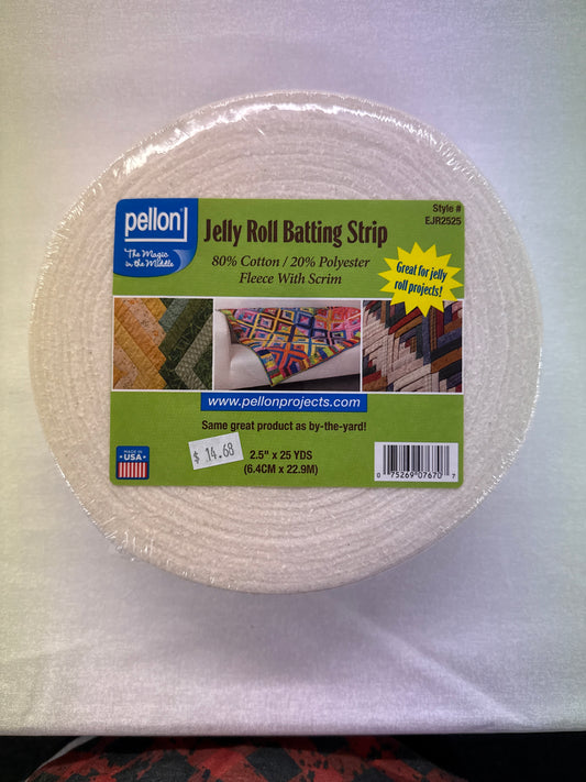 Pellon Jelly Roll Batting Strip EJR2525