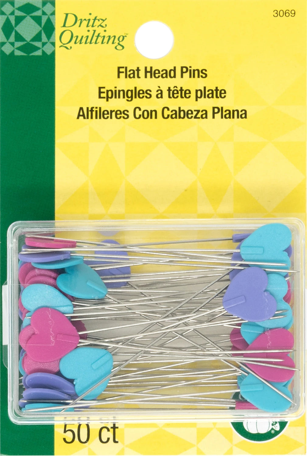Dritz Flat Head Pins 50ct