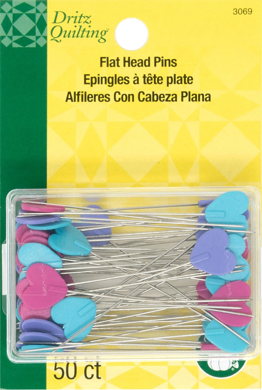 Dritz Flat Head Pins 50ct
