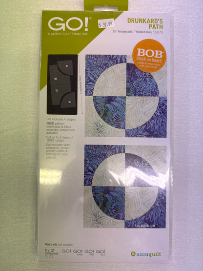 DRUNKARDS PATH 31/2 finished unit 7” finished block 55070