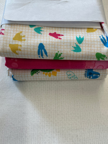 3 yard quilt kits~dinosaurs