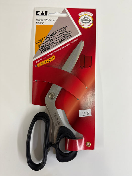 KAI 9” Bent Trimmer Shears for Batting