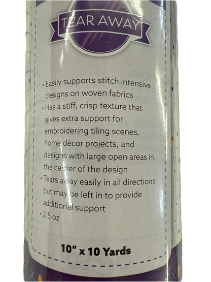 OESD Heavy Weight Tear away Stabilizer