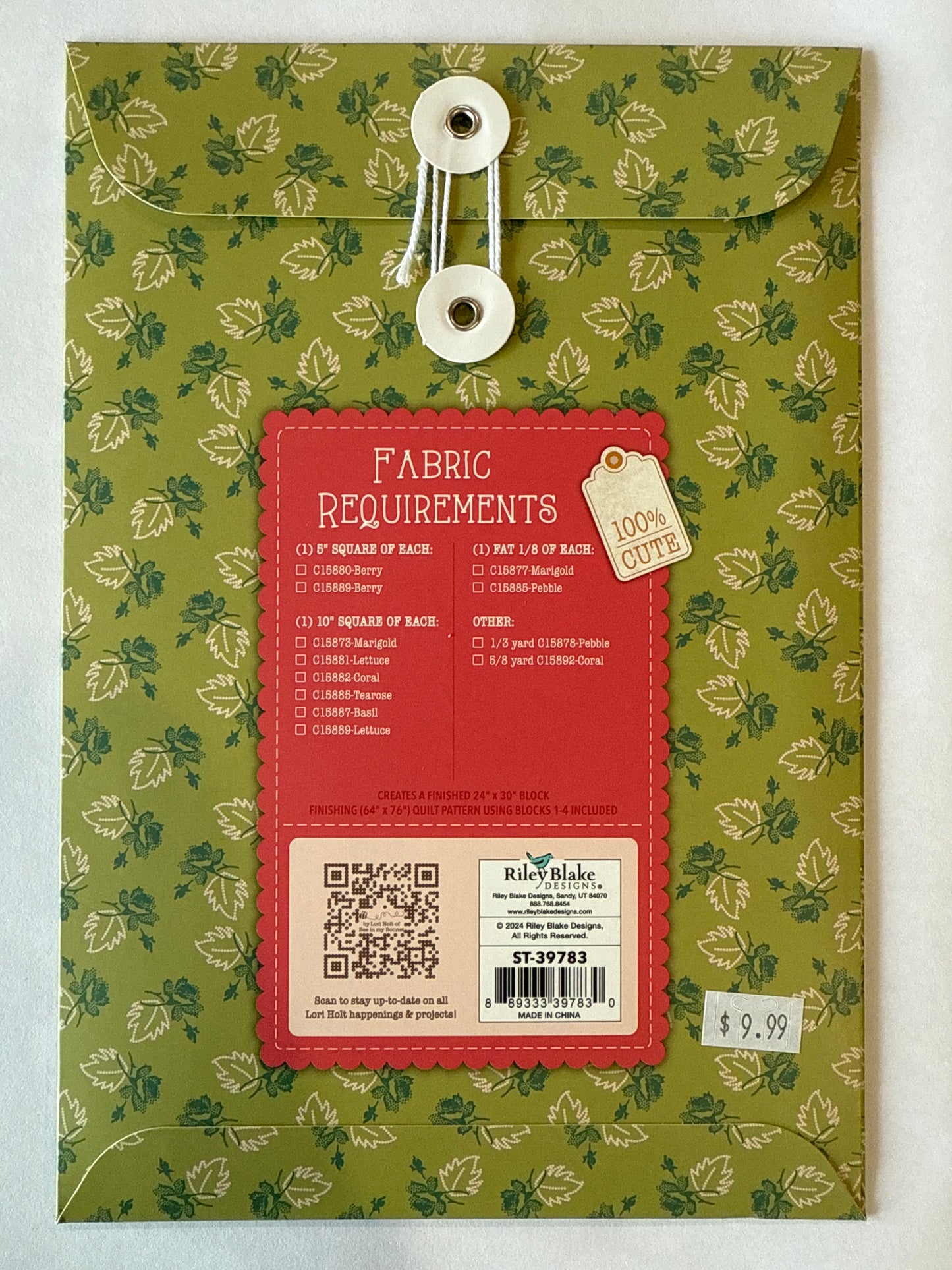 Piece & Plenty Quilt Seeds by Lori Holt