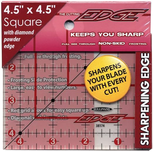Sullivans 4.5-inch Square The Cutting Edge Ruler