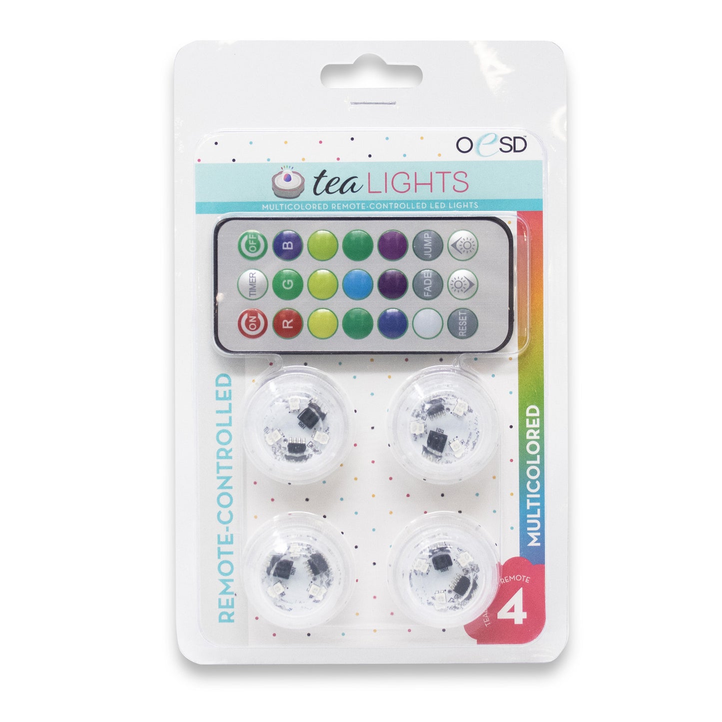 Multicolored Tea Lights by OESD