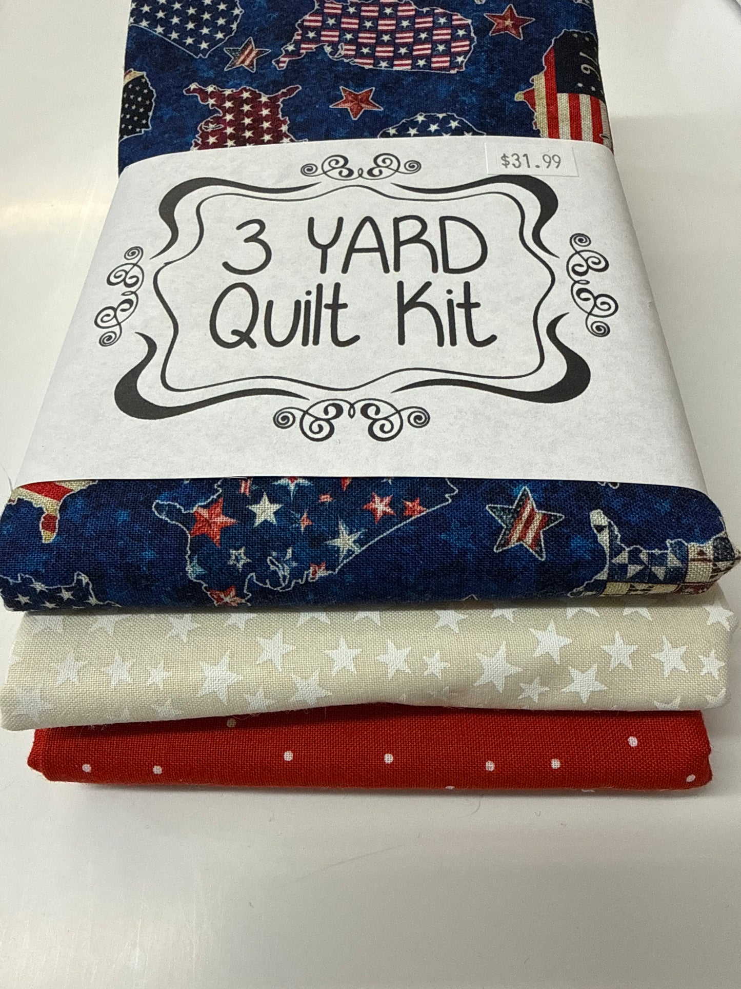 3 yard Quilt Kit Patriotic