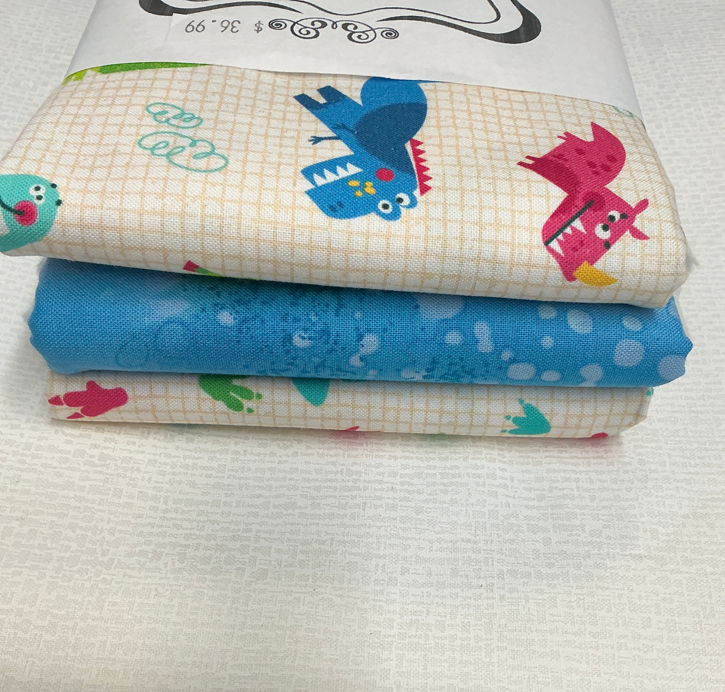 3 yard quilt kits-Dinosaurs