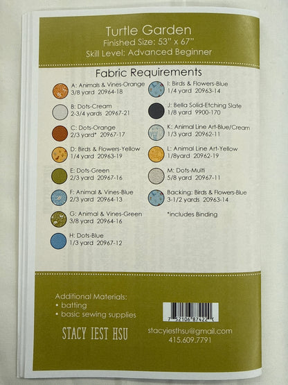 Turtle garden pattern by Stacy Iest Hsu