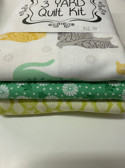 3 yard Quilt Kit Cats