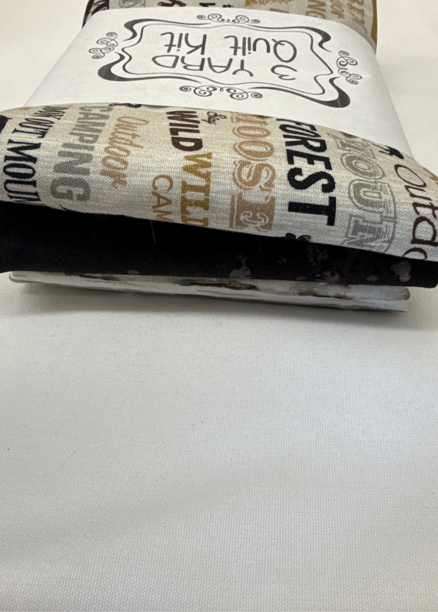 3 yard quilt kit camping and woodgrain