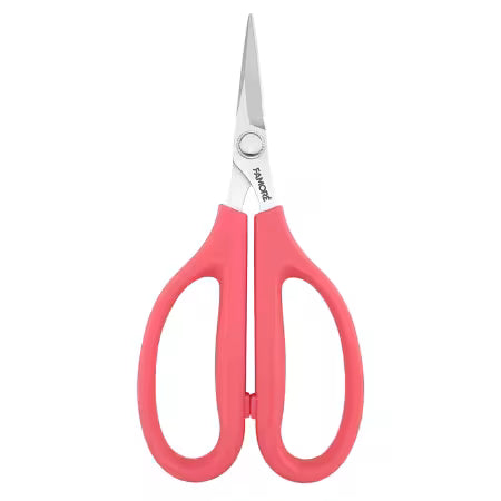 Very Sharp Scissor with Large Pink Comfort Handles 6-1/4in