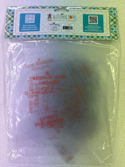 Autumn Love Sew Simple Shapes by Lori Holt Riley Blake