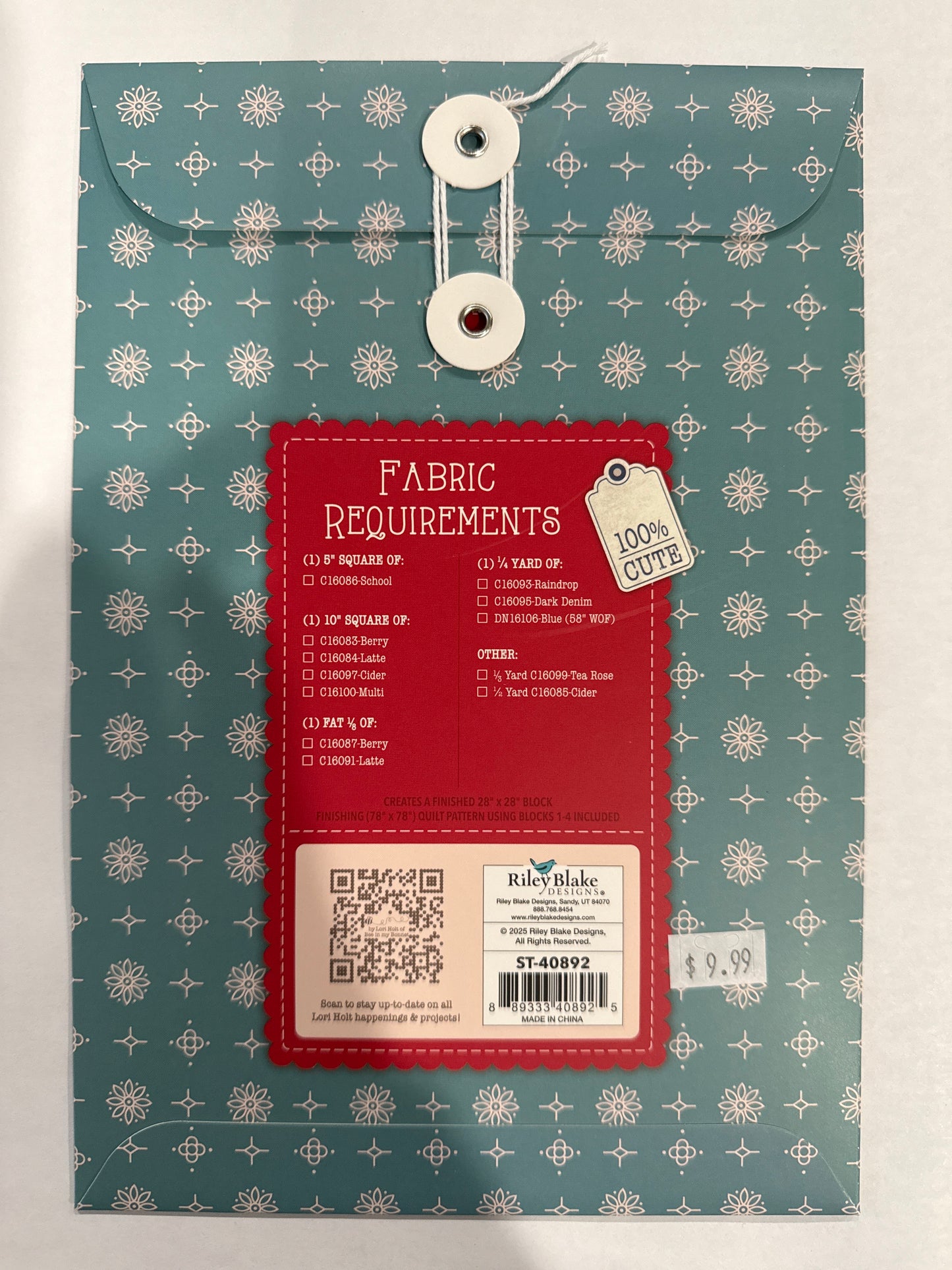 Americana Quilt Seeds by Lori Holt American Star no3