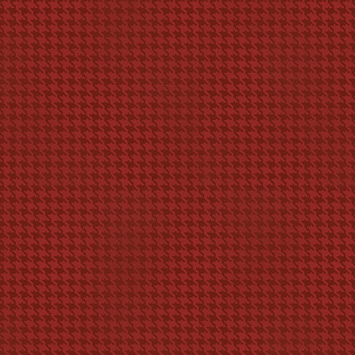 Benartex Benartex Blueshed Houndstooth Red
