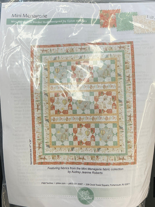 Mini Menagerie Border Quilt #2