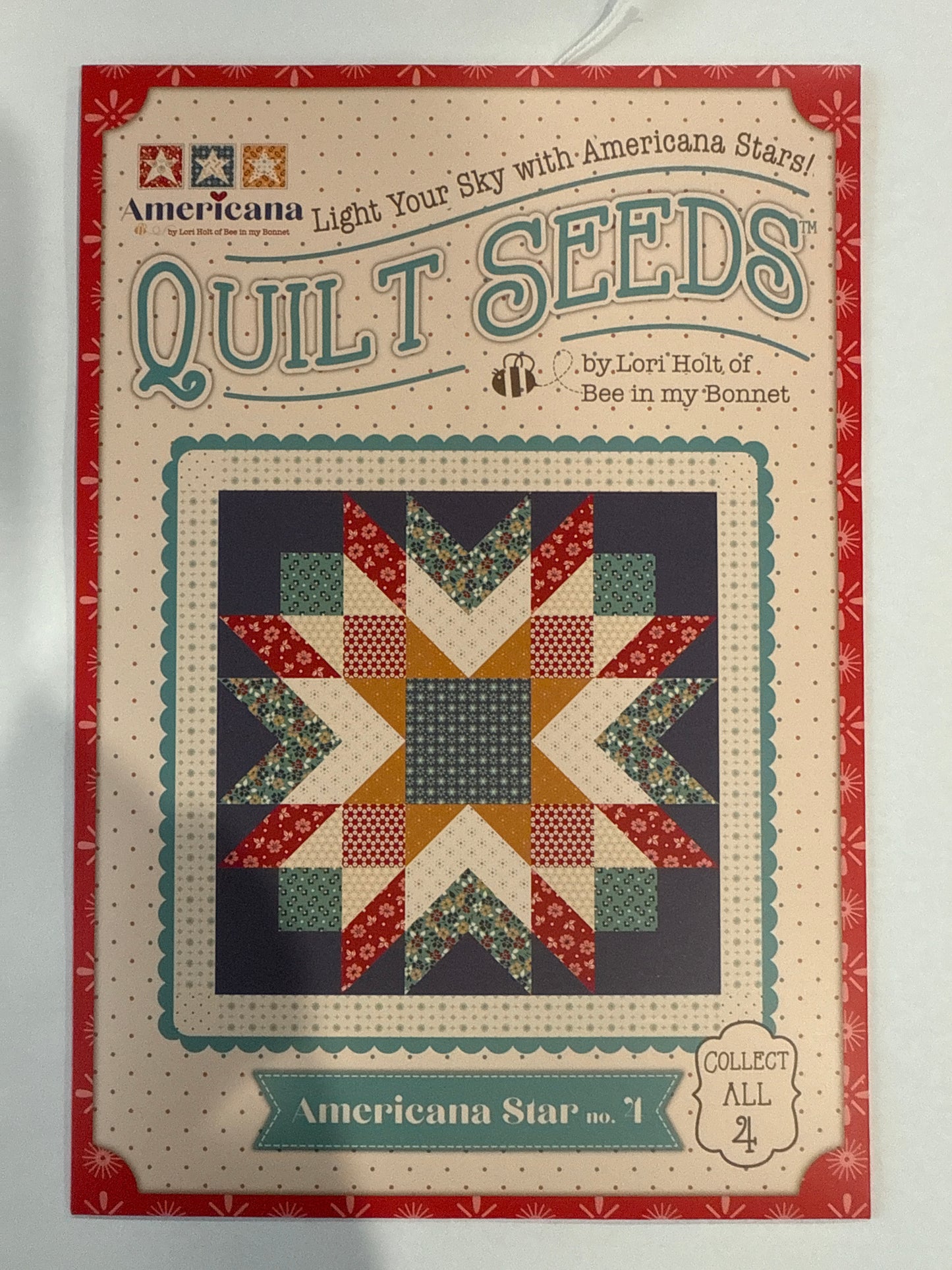 Americana Quilt Seeds by Lori Holt Americana Star no4