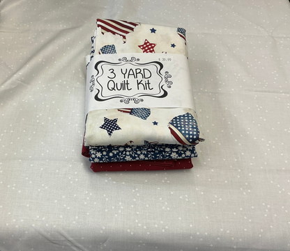 3 Yard Quilt Kit - Patriotic