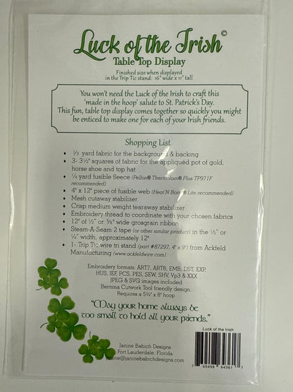 Luck of the Irish Janine Babich