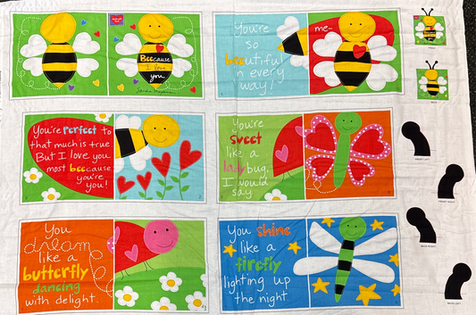 Panels-colorful bee panel