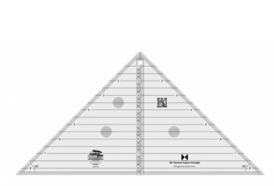 Creative Grids 90 Degree Quarter-Square Triangle Quilt Ruler