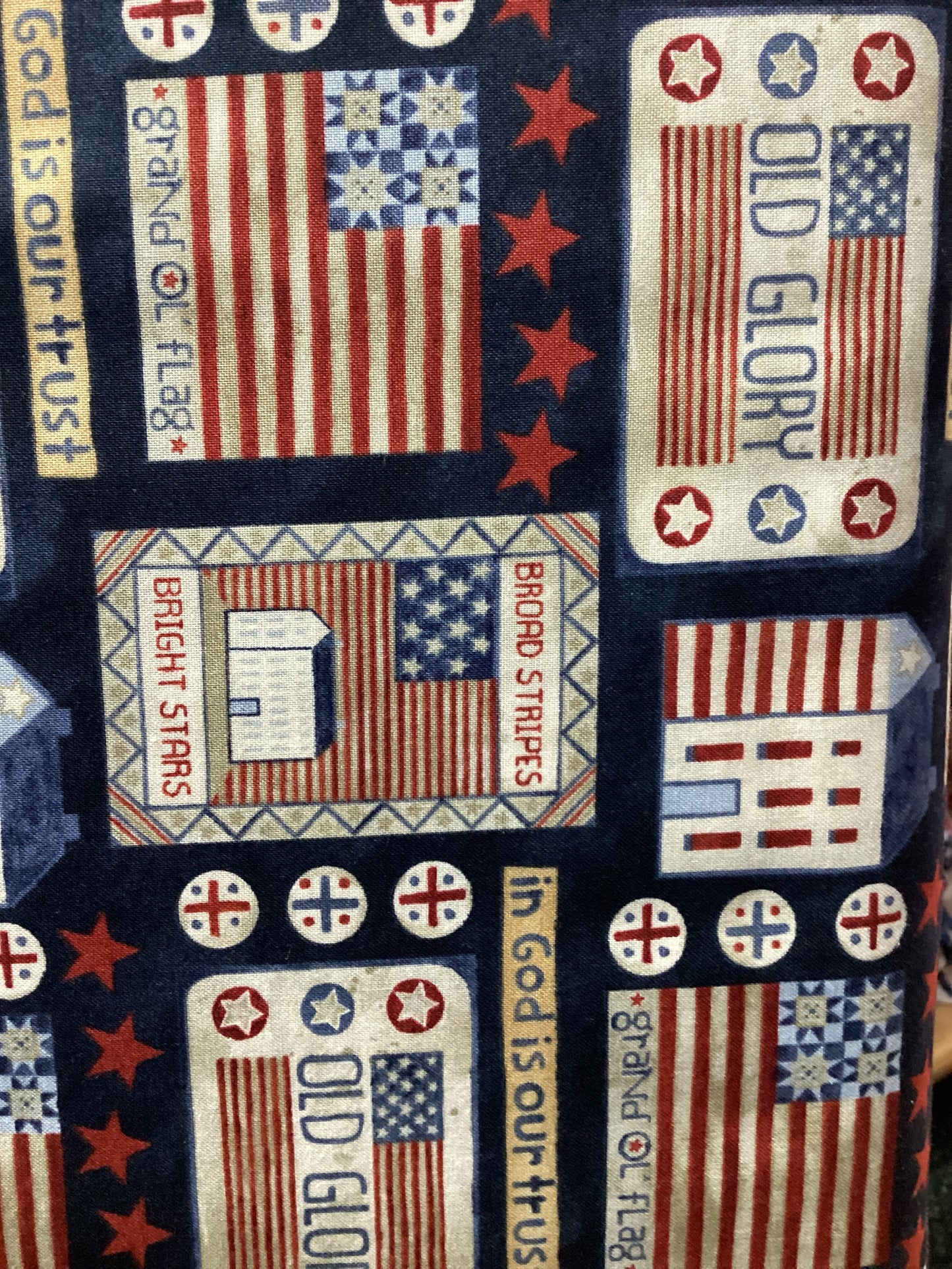Riley Blake Bright stars pattern C13101 Navy