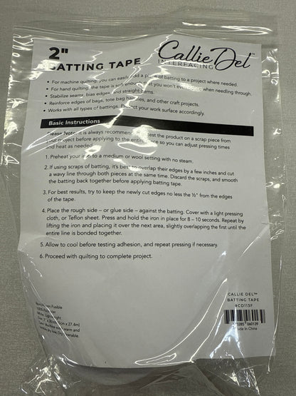 Callie Del 2” Batting Tape