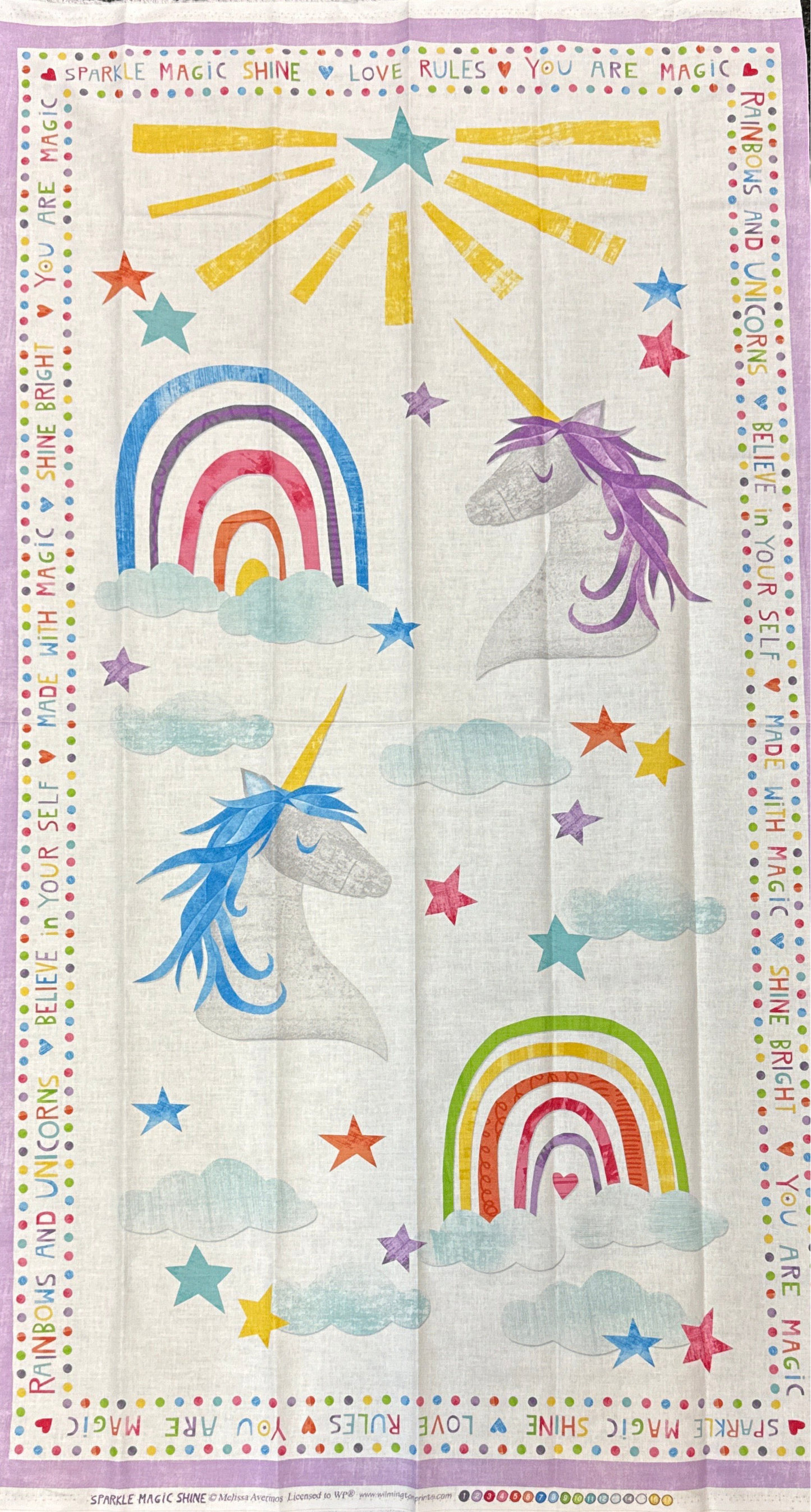 Panels-colorful rainbow panel