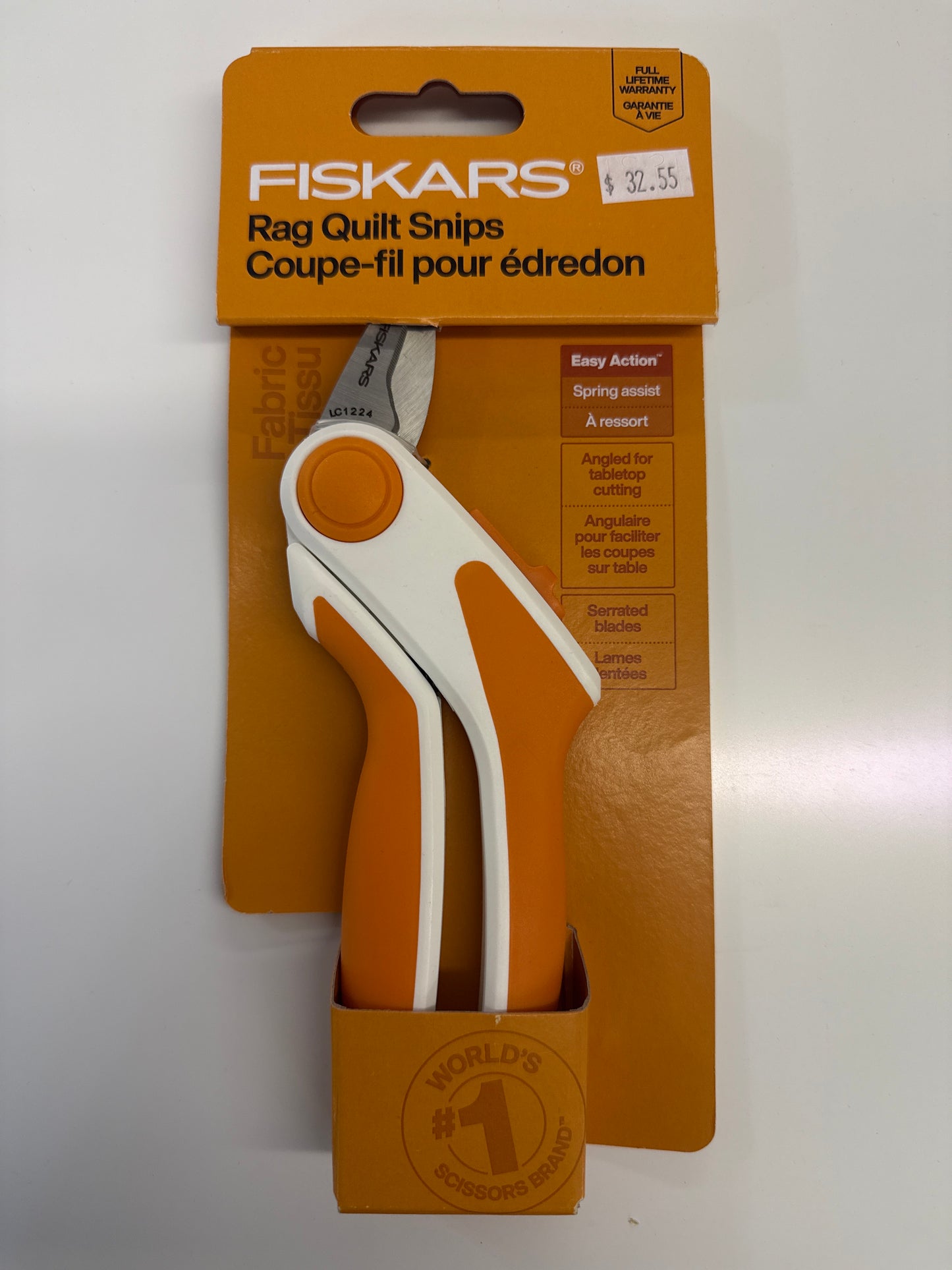 Fiskars rag quilt snips