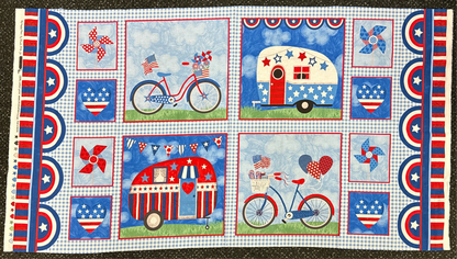 Panels-4th of July car