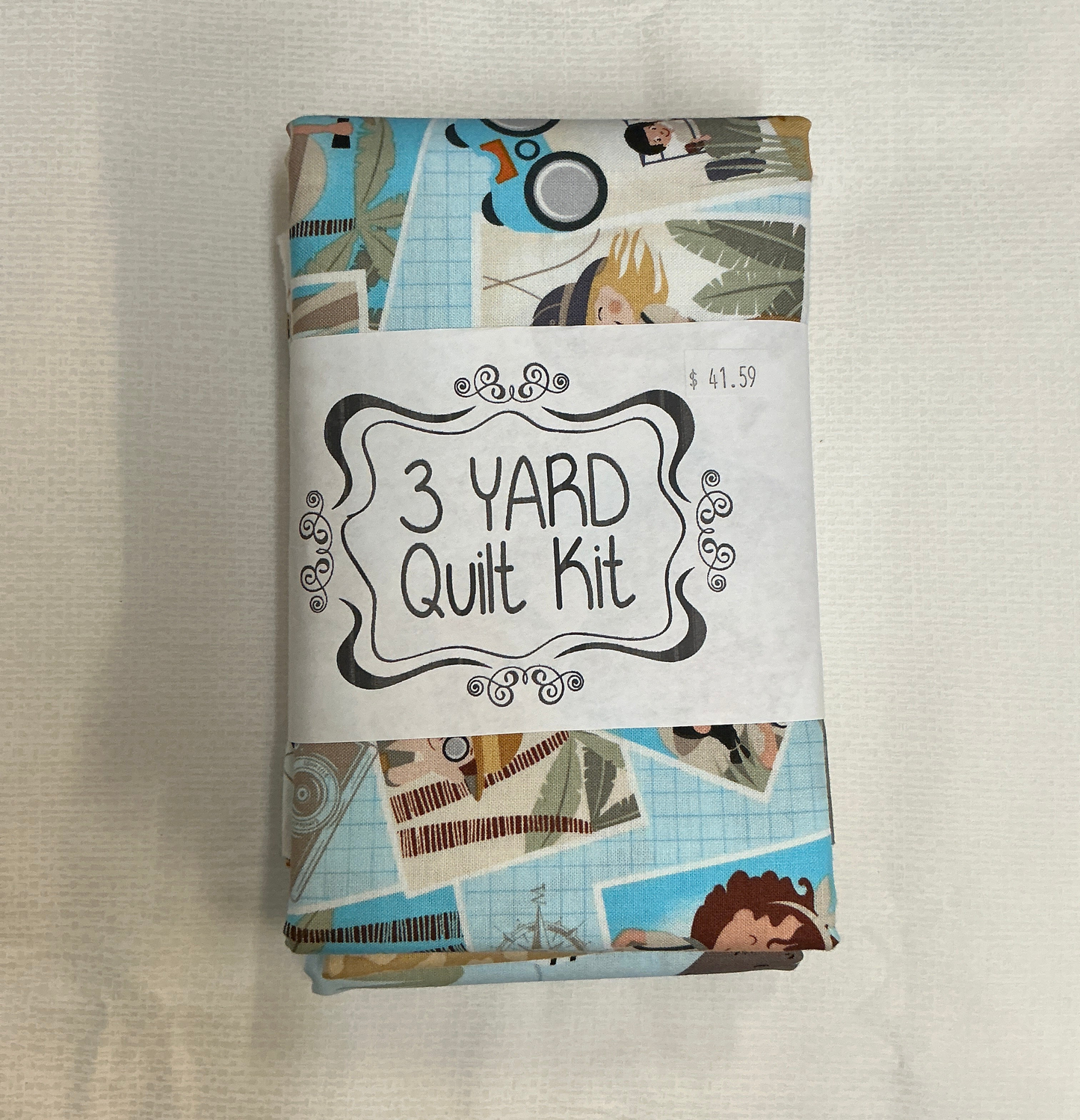 3 yard quilt kits-Safari brown