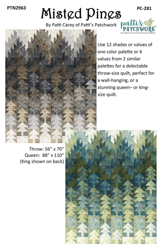 Misted Pines by Patti Carey of Patti’s Patchwork
