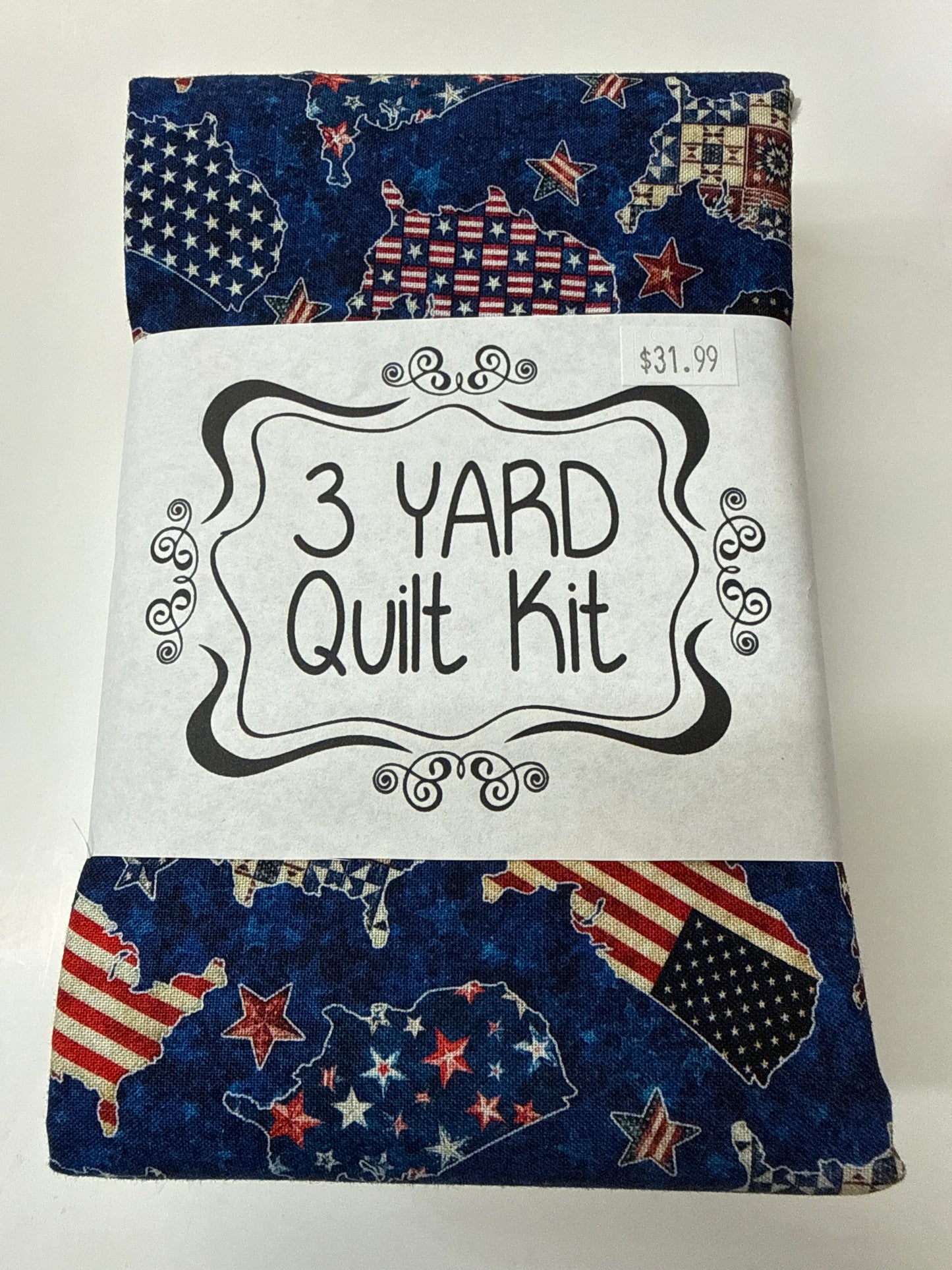 3 yard Quilt Kit Patriotic